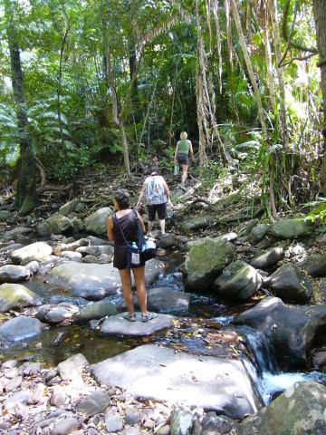 hike to Lu Du waterfall